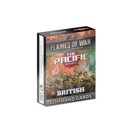 British, Australian & Indian MW Command Card Pack (x57 Cards) - Limited Edition - EN-FW258BC