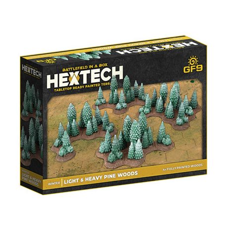 Winter Light & Heavy Woods (x4 new bases) - EN-HEXT34