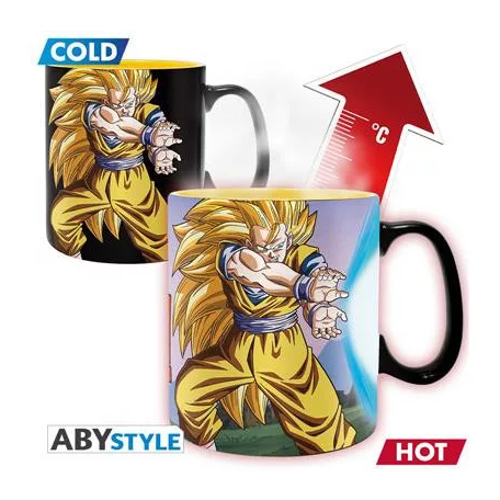 DRAGON BALL - Mug Heat Change - 460 ml -DBZ/Kamehameha-cardboard-ABYMUGA440