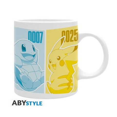 POKEMON - Mug - 320 ml - Pikachu & Kanto Starters - subli-ABYMUGA483