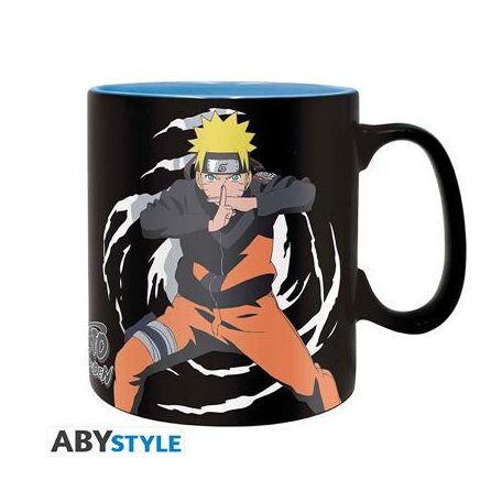 NARUTO SHIPPUDEN - Mug - 460 ml - Naruto & Kurama - cardboard box-ABYMUGA509