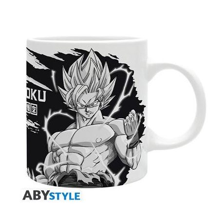 DRAGON BALL - Mug - 320 ml - DBZ/ Goku B&W- subli - with box-ABYMUGA651