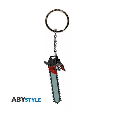 CHAINSAW MAN - Keychain "Chainsaw Man head"-ABYKEY612