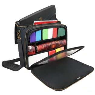 ENHANCE MTG Bag Fits Deck Boxes with Card Defender Screen, Customizable Interior-ENTTCFK100BKEW