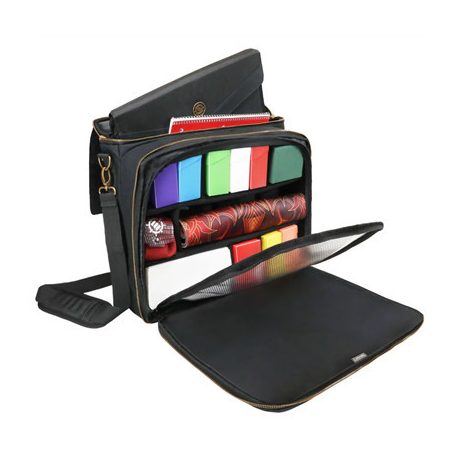 ENHANCE MTG Bag Fits Deck Boxes with Card Defender Screen, Customizable Interior-ENTTCFK100BKEW
