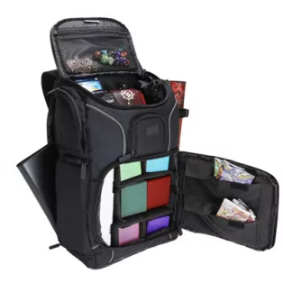 USA Gear Magic the Gathering Backpack with Customizable Interior (Black)-GRSLS17608BKEW