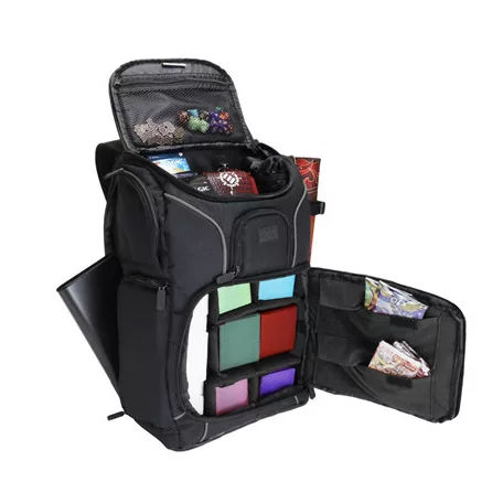 USA Gear Magic the Gathering Backpack with Customizable Interior (Black)-GRSLS17608BKEW