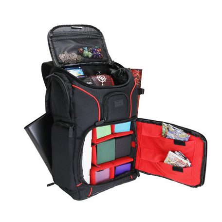 USA Gear Magic the Gathering Backpack with Customizable Interior (Red)-GRSLS17608RDEW
