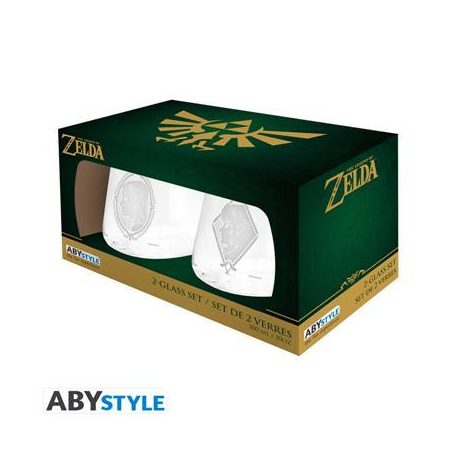 THE LEGEND OF ZELDA - 2 Glass Set - Zelda & Link-ABYVER309