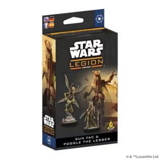 Star Wars: Legion - Sun Fac and Poggle the Lesser - EN/DE/SP/FR-SWQ101