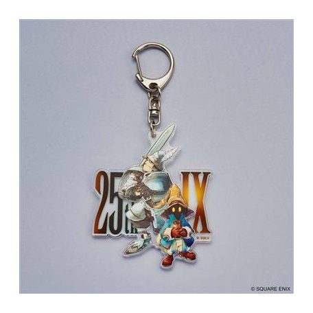 FINAL FANTASY IX 25th Anniversary Acrylic Keychain - Vivi & Steiner-XFF09ZZZ41