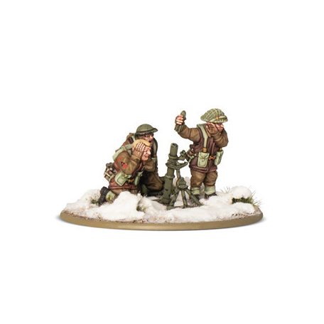 Bolt Action - British & Canadian Infantry (Winter) Medium Mortar Team - EN-403201007