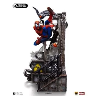 Spider-Man (10Th Anniversary) Marvel Comic Art Scale 1/10-MARCAS118125-10