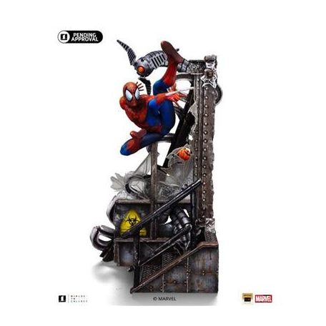 Spider-Man (10Th Anniversary) Marvel Comic Art Scale 1/10-MARCAS118125-10