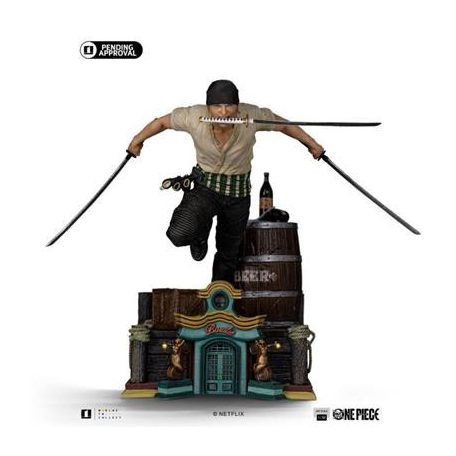 Zoro One Piece Art Scale 1/10-NETFX125225-10