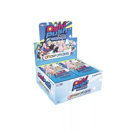 Oshi Push VTuber Card Game Gen One: Phase Origins Booster Display (24 packs) - EN-JPG672