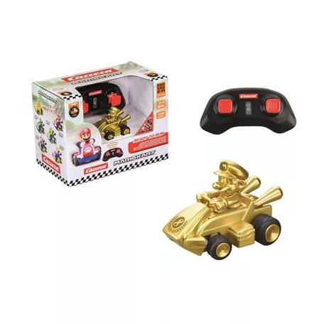 Carrera - 2,4GHz Mario Kart(TM) Mini RC, Mario - Gold (Paperbox)-370430031