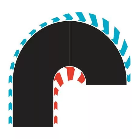 Carrera Hybrid - Hairpin Curve 180° L/R-50052005
