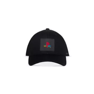 PlayStation - Men's Logo Black Adjustable Cap-BA200621SNY