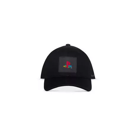 PlayStation - Men's Logo Black Adjustable Cap-BA200621SNY