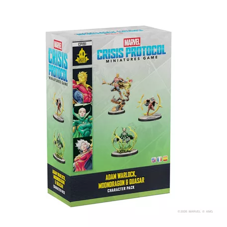 Marvel Crisis Protocol - Adam Warlock, Moondragon, & Quasar (Phylla Vell) - EN/FR/SP-CP191