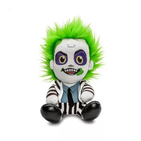 Beetlejuice - 7.5” Phunny Plush - Sitting Beetlejuice in Striped Outfit-KR18535-01