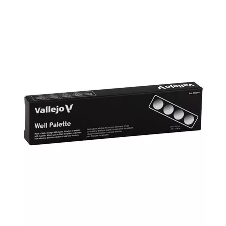 Vallejo - Wet Palette Accesories - Accessory well palette with magnet attachment (149 x 34 x 13 mm)-B90004