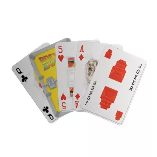 Back to the Future Playing Cards (12 pcs)-UV-BF212-CDU