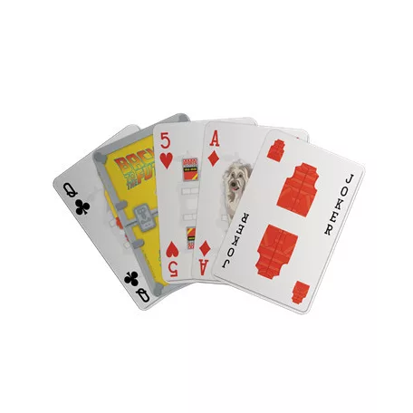 Back to the Future Playing Cards (12 pcs)-UV-BF212-CDU