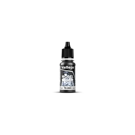 Vallejo - Model Color / Metallic - 196 Oily Steel 18 ml-70865