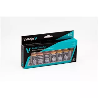 Vallejo - Model Color / 8 colors set - Face & Skin Tones 18 ml-70124