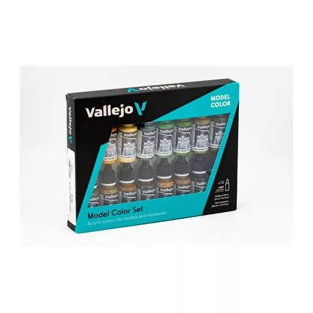 Vallejo - Model Color / 16 colors set - Allied Forces WWII 18 ml-70109