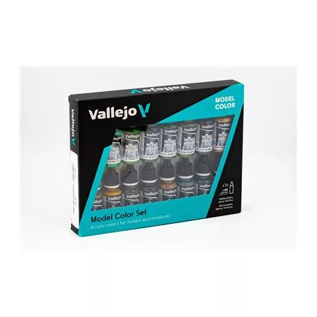 Vallejo - Model Color / 16 colors set - German Camouflage WWII 18 ml-70114