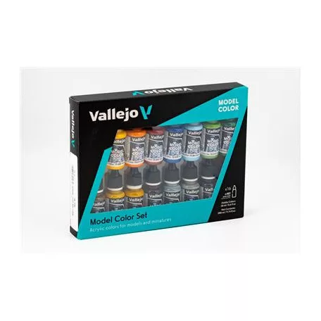 Vallejo - Model Color / 16 colors set - Naval (Steam Era) 18 ml-70146