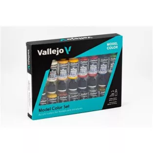 Vallejo - Model Color / 16 colors set - Napoleonic Colors French & British 17891815 18 ml-70149