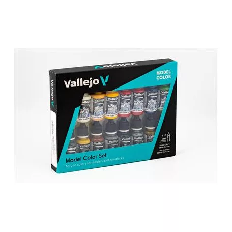 Vallejo - Model Color / 16 colors set - Napoleonic Colors French & British 17891815 18 ml-70149
