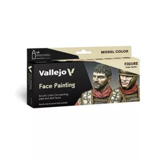 Vallejo - Model Color / Figure / 8 colors set - Face Painting by Jaume Ortiz 18 ml-70119