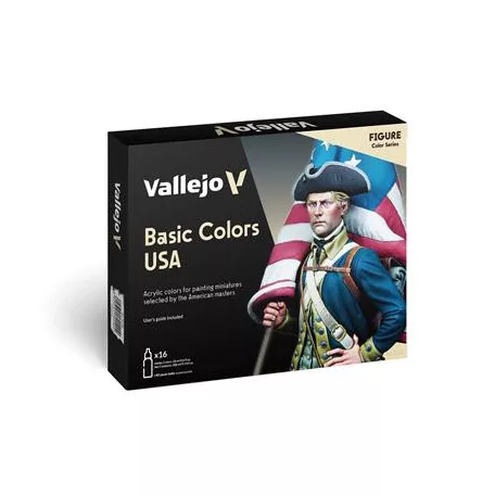 Vallejo - Model Color / Figure / 16 colors set - Basic Colors USA 18 ml-70140