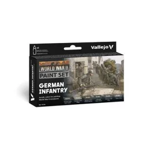 Vallejo - Model Color / WWII / 6 colors set - German Infantry 18 ml-70206