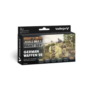 Vallejo - Model Color / WWII / 6 colors set - German Waffen SS 18 ml-70207