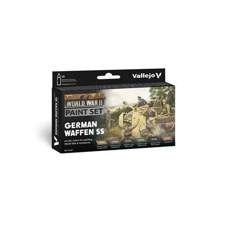 Vallejo - Model Color / WWII / 6 colors set - German Waffen SS 18 ml-70207