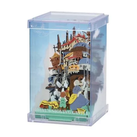 Paper Theater Cube Laundry day - Howl's moving castle-ENSKY-52297