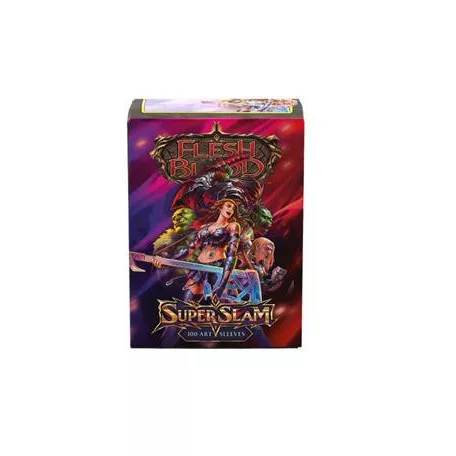 Dragon Shield Flesh and Blood License Standard Art Sleeves - Super Slam (100 Sleeves)-AT-16167