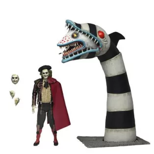 Beetlejuice Beetlejuice - 7" Scale Action Figure - Ultimate "Matador" Beetlejuice and Sandworm 2 Pk-NE57321-01