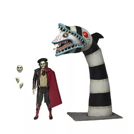 Beetlejuice Beetlejuice - 7" Scale Action Figure - Ultimate "Matador" Beetlejuice and Sandworm 2 Pk-NE57321-01