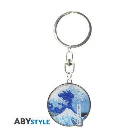 HOKUSAI - Keychain "Great Wave"-ABYKEY540