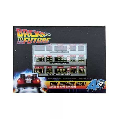 Back to the Future 40th Anniversary Time Circuits Ingot-UV-BF213