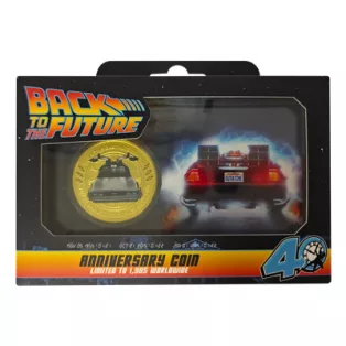 Back to the Future 40th Anniversary Presentation Coin-UV-BF214