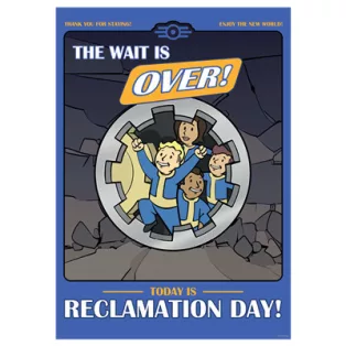 Fallout Reclamation Day A3 Art Print-B-FLT101