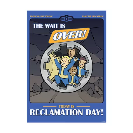 Fallout Reclamation Day A3 Art Print-B-FLT101